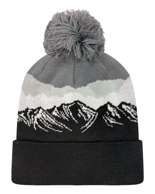 Misty Peaks/ Black - Front
