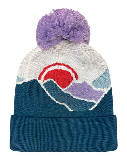 Mountain Sunset/ Purple - Front