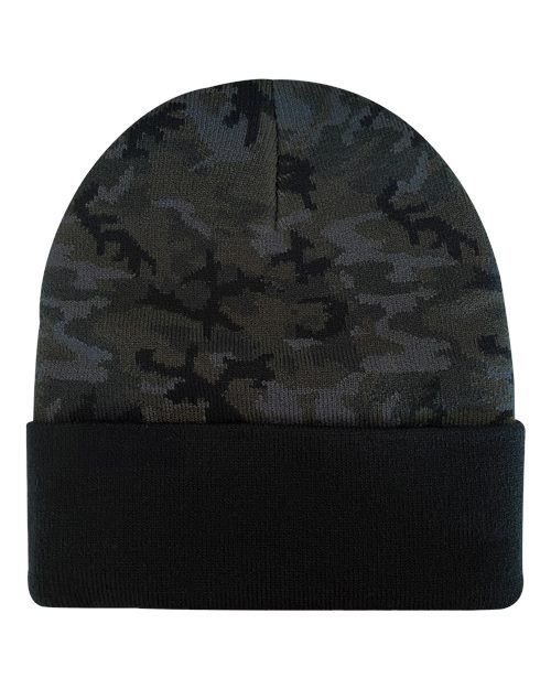 Black Woodland Camo - Back