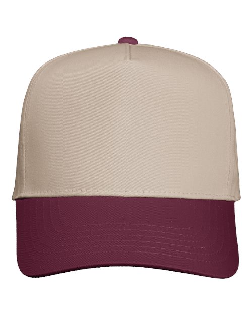 Khaki/ Maroon - Front