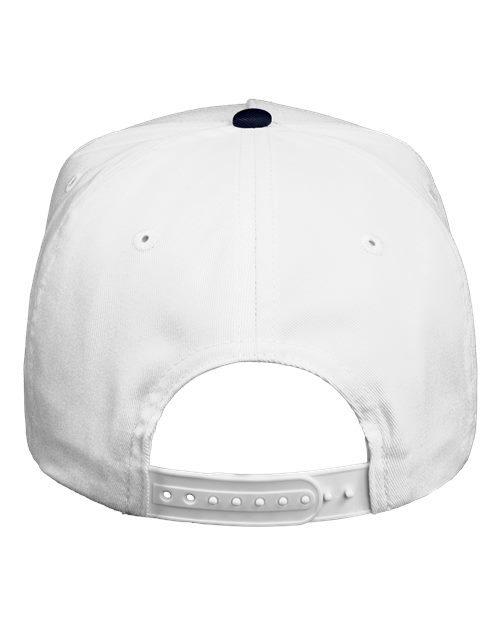 White/ Navy - Back